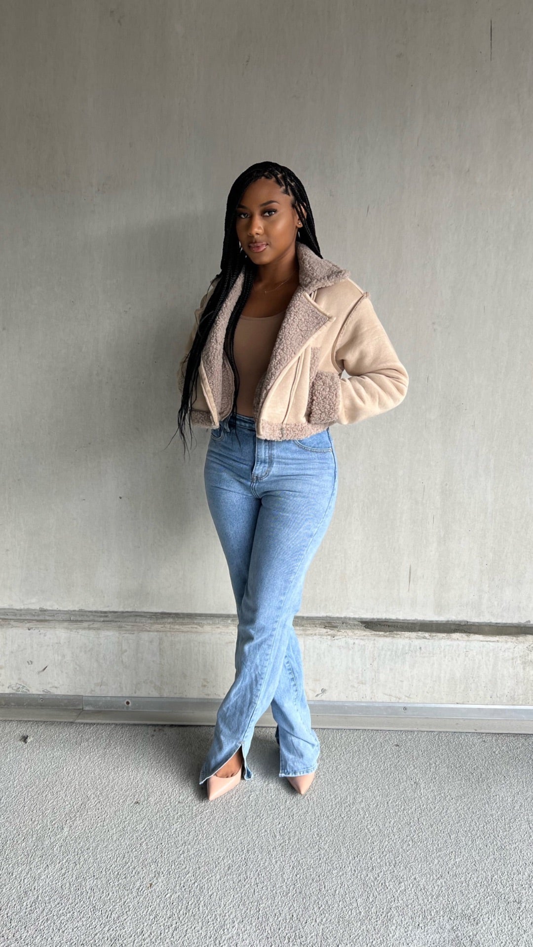 Sherpa Crop Jacket