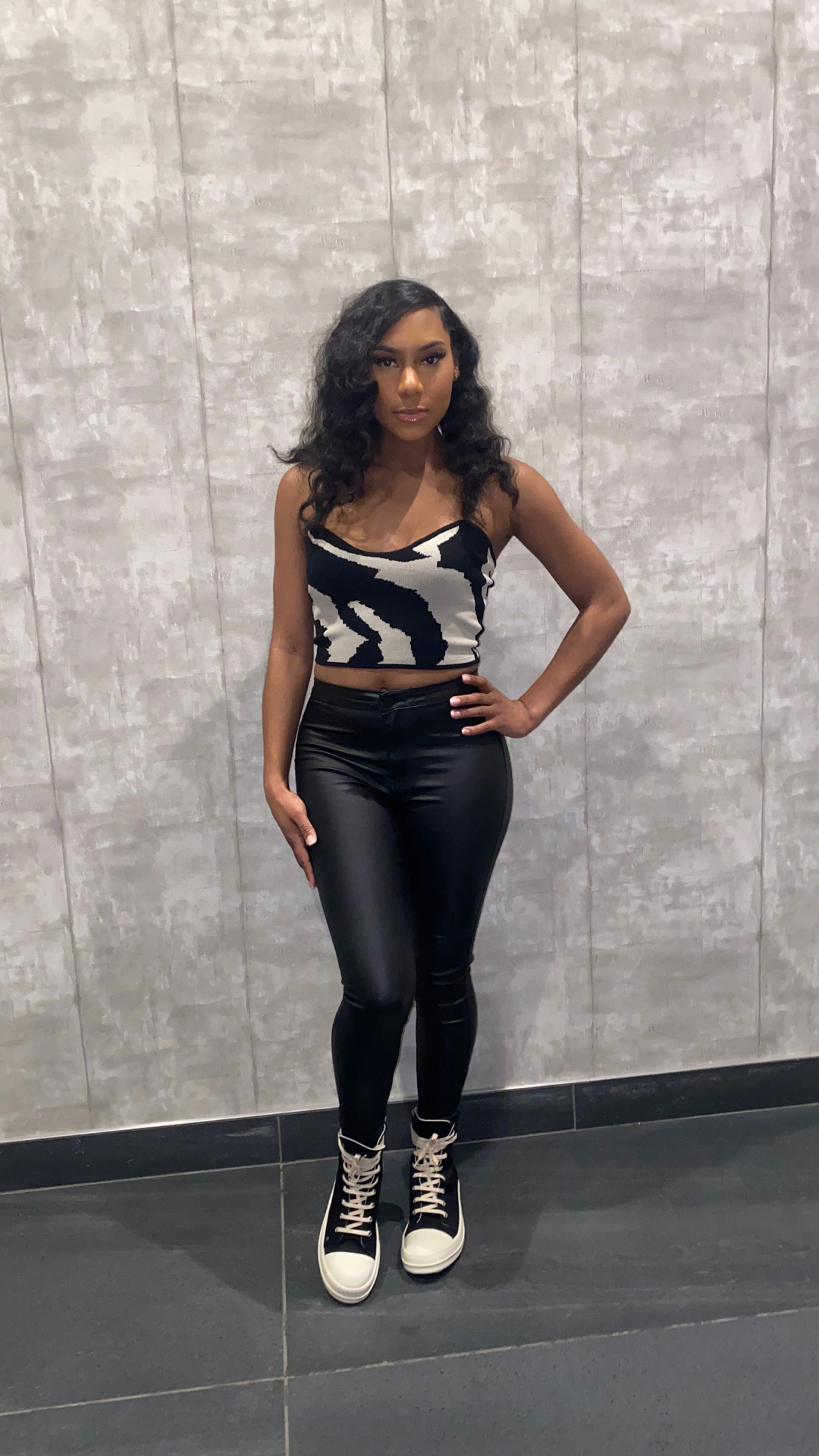 Zebra Print Tube Top