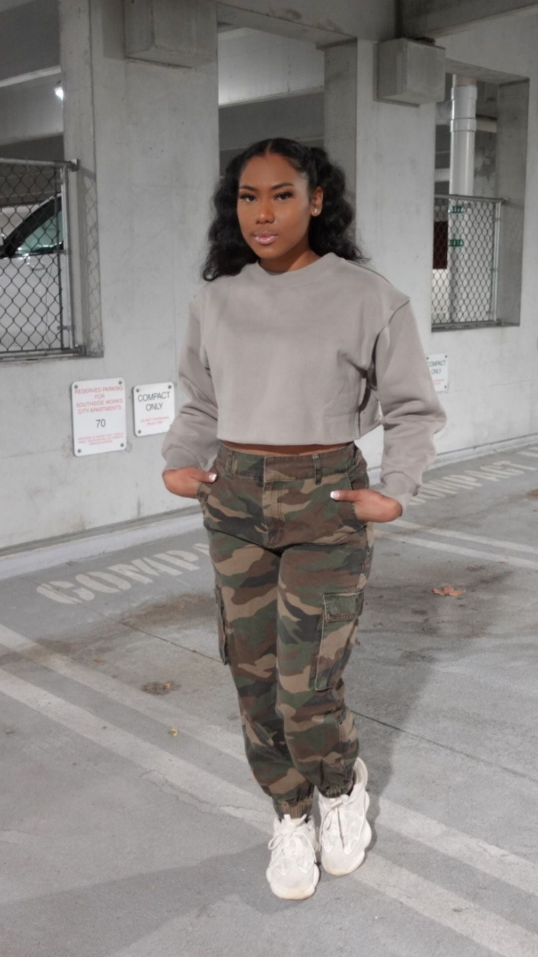 Gray Detailed Sweatshirt